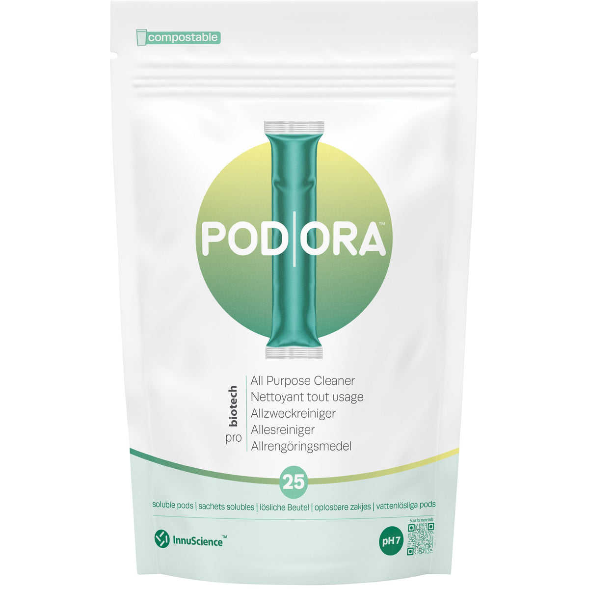 InnuScience – PodOra Allzweck-Pods, Packung mit 25 Stück