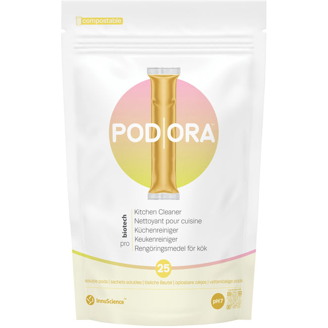 InnuScience – PodOra Küchenreiniger-Pods, Packung mit 25 Stück