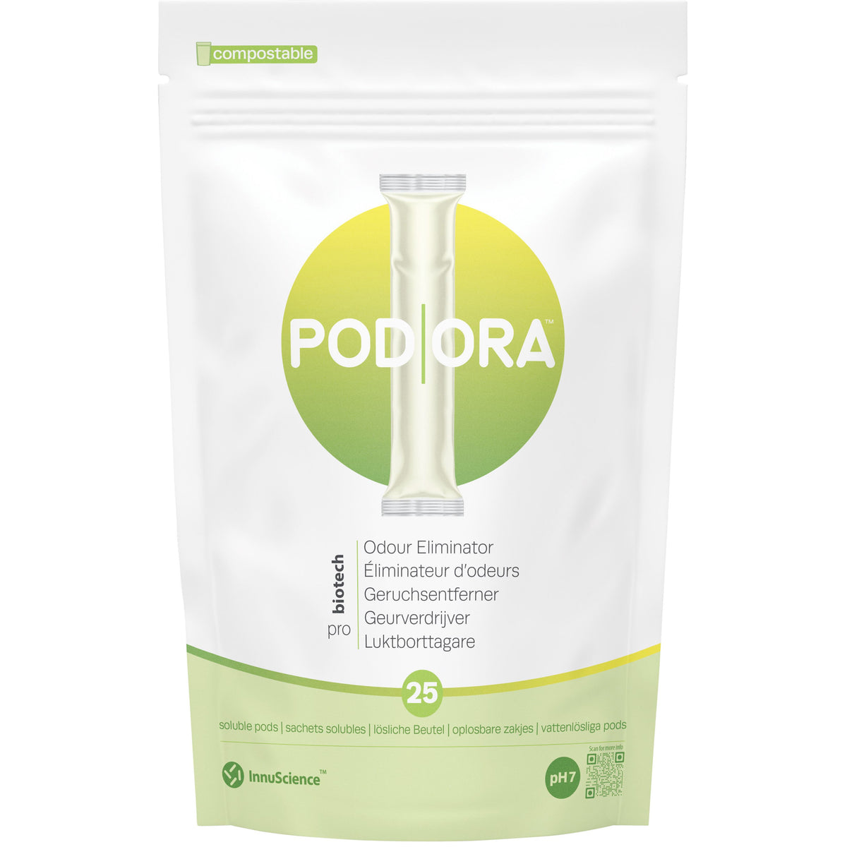 InnuScience – PodOra Deodorant Pods, Packung mit 25 Stück