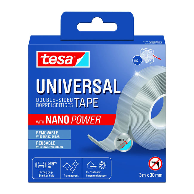 Tesa - Klebeband Nano Power doppelseitig 30mmx3m