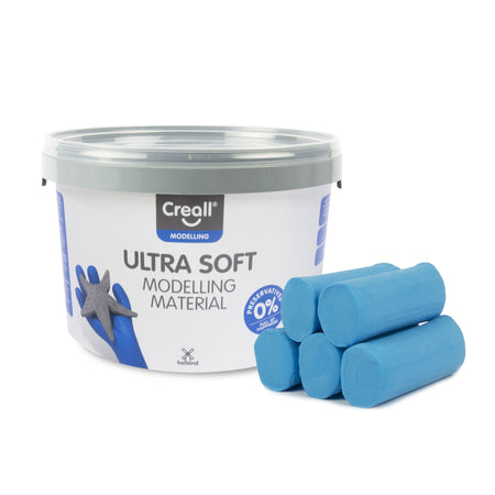 Creall - Clay Play-it ultraweiches leuchtendes Blau 1100gr