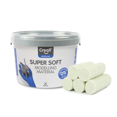 Creall - Clay supersoft weiß 1750 Gramm