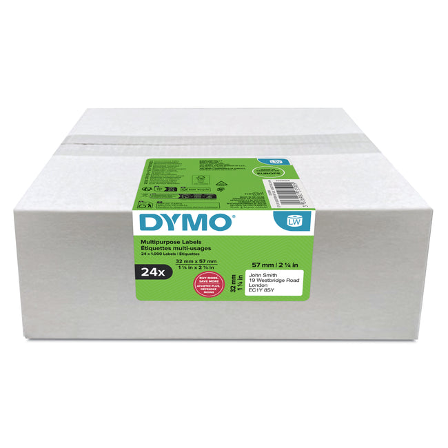 Dymo -  Etiket  labelwriter multifunctioneel 32x57 24s