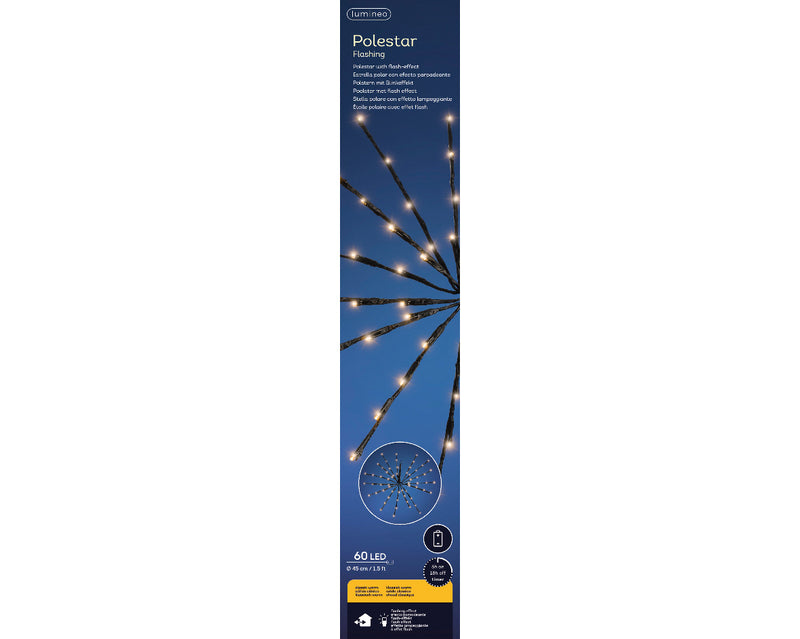 Lumineo - Weihnachtsbeleuchtung LED Nordstern 46cm