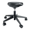 Leitz - Ergo Active Sitzhocker mit Komfortsitz, mit Rollen, schwarz