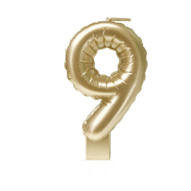 Bruna Büro - Folienballonkerze Gold 9