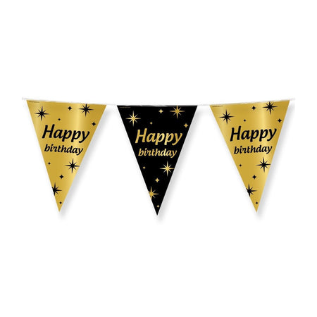 Bruna Büro – edle Partyfahnen aus Folie „Happy Birthday“.