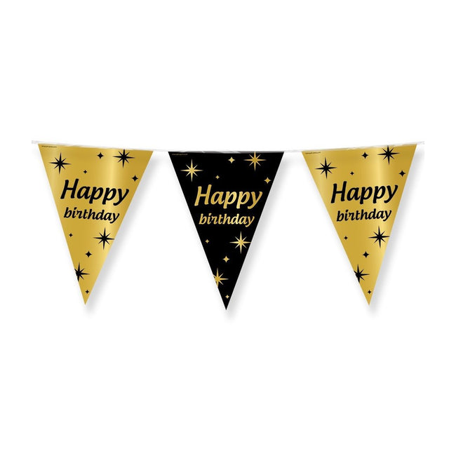 Bruna Büro – edle Partyfahnen aus Folie „Happy Birthday“.