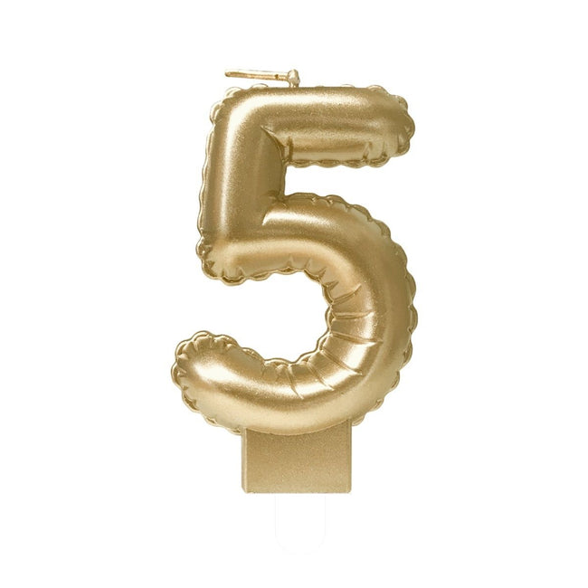 Bruna Büro - Folienballonkerze Gold 5