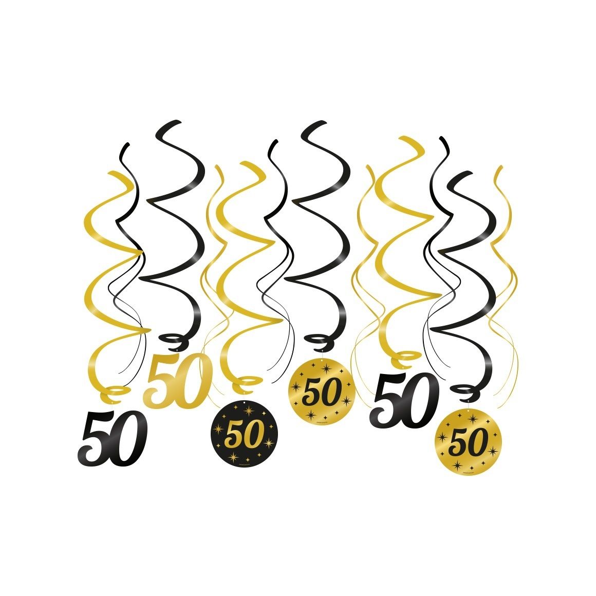 Bruna-Büro – Stilvolle Party-Swirls 50