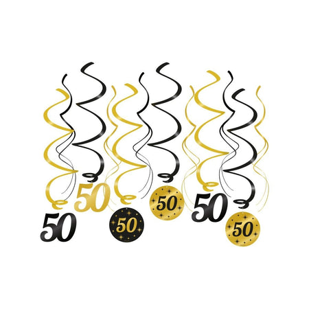 Bruna-Büro – Stilvolle Party-Swirls 50