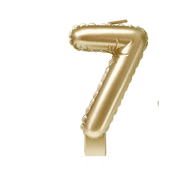 Bruna Büro - Folienballonkerze Gold 7