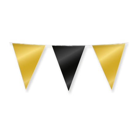 Bruna office - Partyfahnenfolie Gold und Schwarz