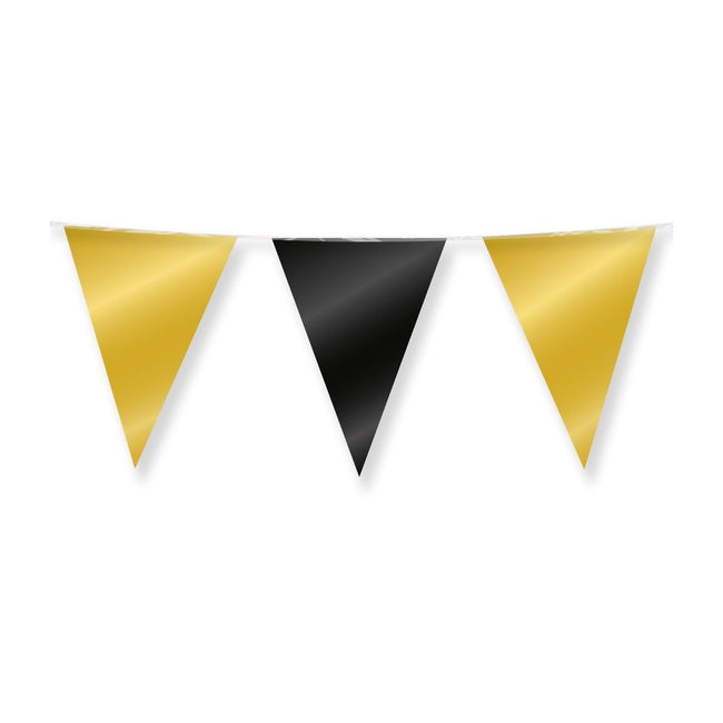Bruna office - Partyfahnenfolie Gold und Schwarz