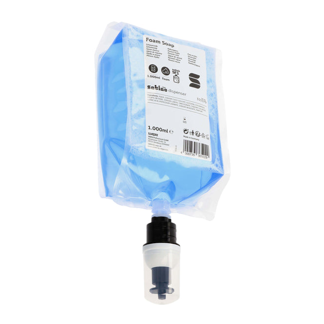Satino von WEPA - Handseife Satino SF1 Schaum 1000ml 333370 | 6 Stück