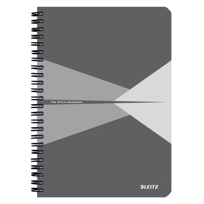 Leitz - Notizbuch Büro A5-Linie 180 Seiten grau