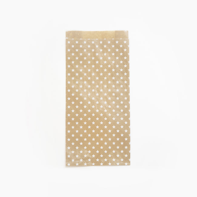 Clairefontaine - Geschenktüte 16x30x5 Kraft Stern 50 Stk