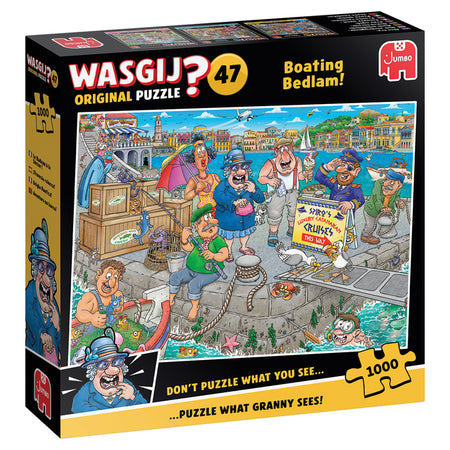 Wasgij - Puzzle Original 47 Rein ins Boot! 1000 Stk