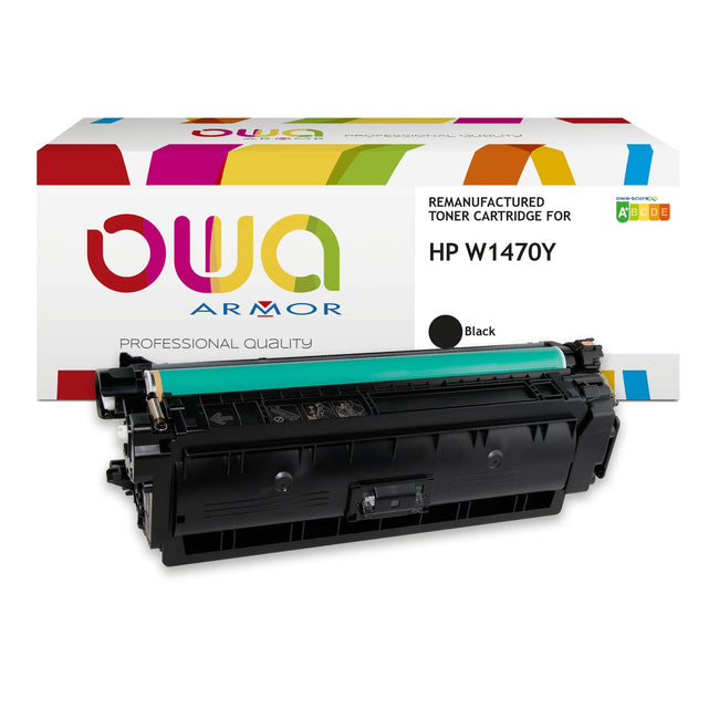 OWA - Tonerkartusche HP W1470Y Schwarz HC
