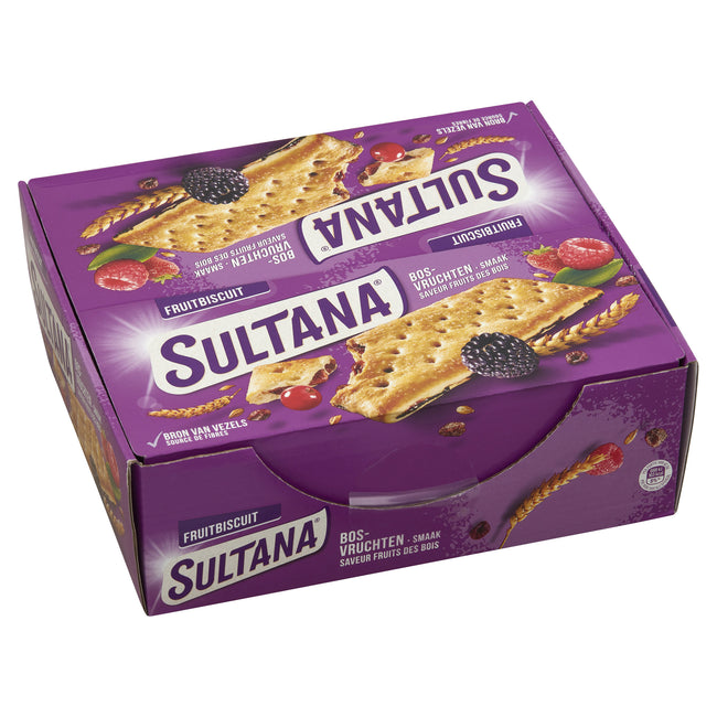 Sultana - Fruchtkeks Waldfrüchte 3er Pack | 24 Stück