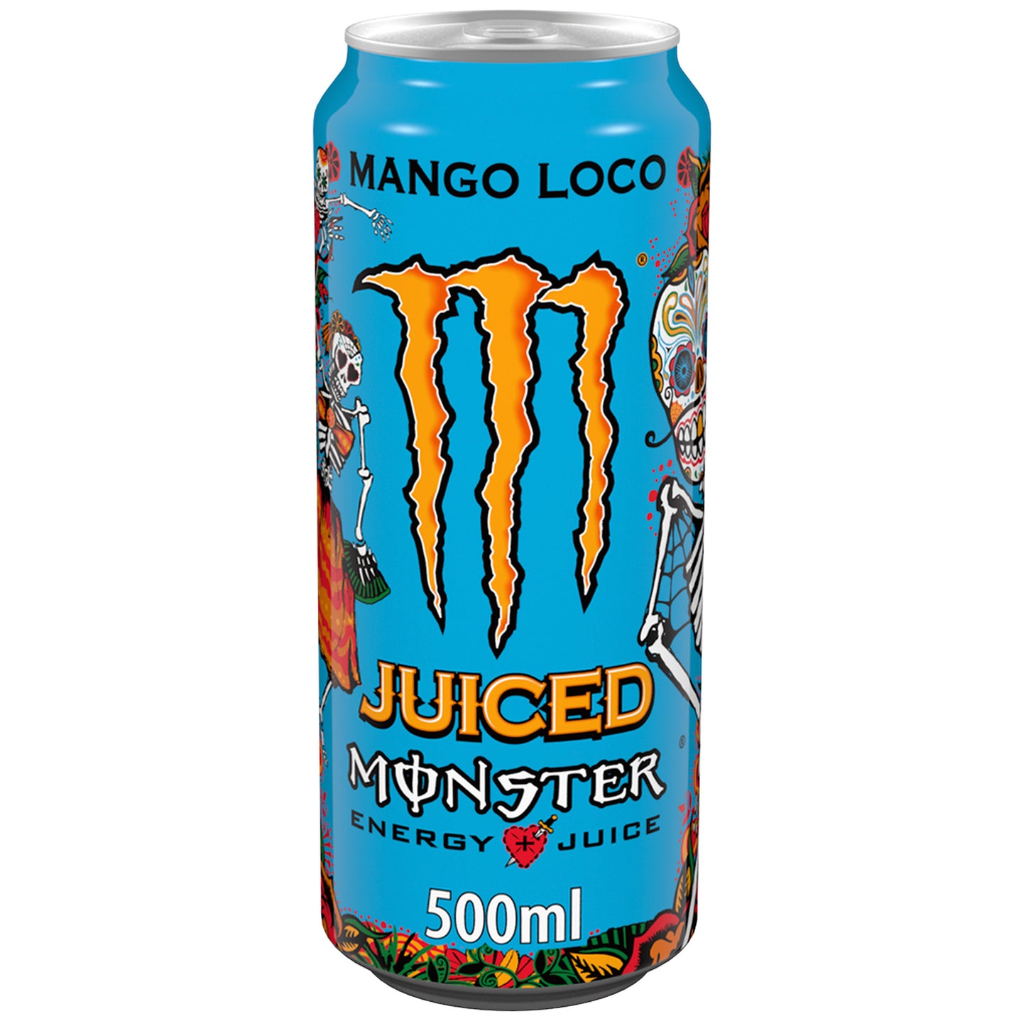 Monster - Energy Drink Saft Mango Loco Dose 500ml | 12 Stück