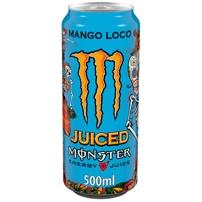 Monster - Energy Drink Saft Mango Loco Dose 500ml | 12 Stück