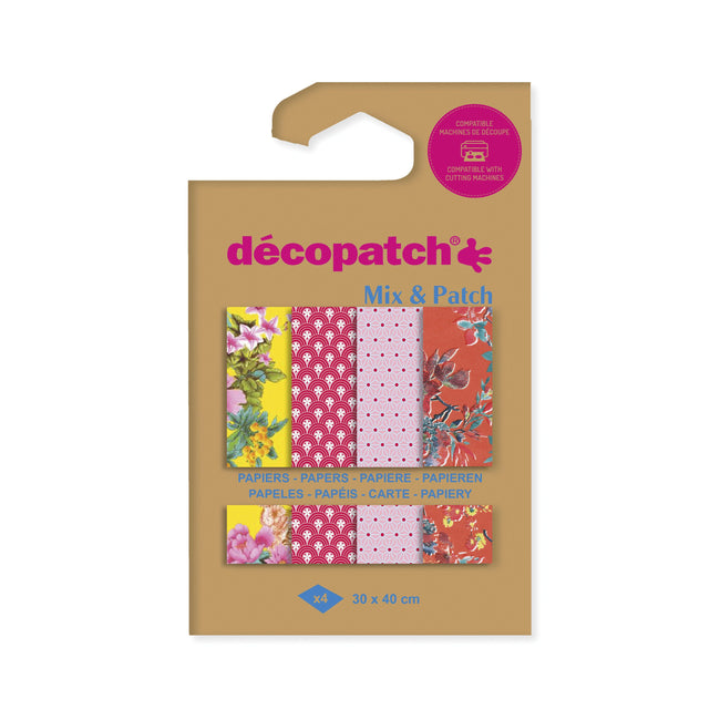 Décopatch - Hobbypapier 30x40cm 4v Spaziergang Kyoto