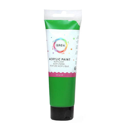 Qrea - Acrylfarbe 120 ml Brillantgrün