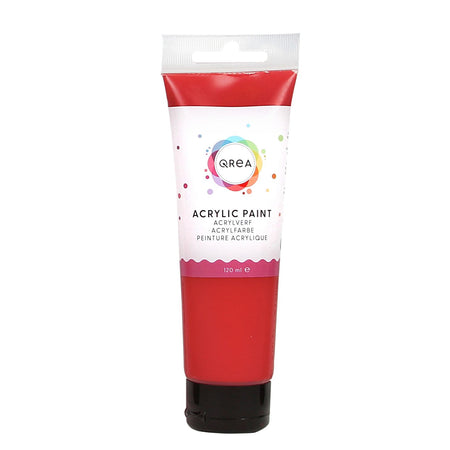 Qrea – Acrylfarbe 120 ml zinnoberrot