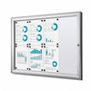 Quantore - Luxus-Anzeigetafel 8x A4 B1 zertifiziertes Silber