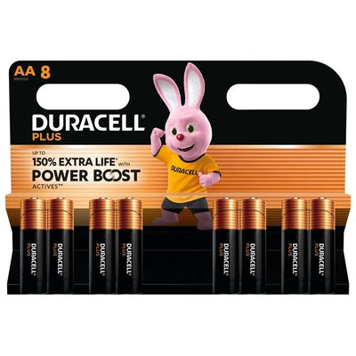Duracell - Batterie plus Power Boost 8x AA