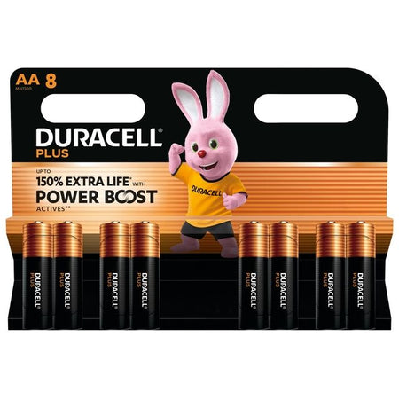 Duracell - Batterie plus Power Boost 8x AA