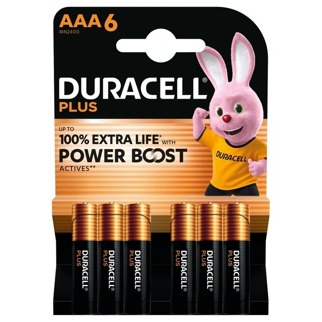 Duracell - Batterie plus Power Boost 6x AAA | 10 Stück