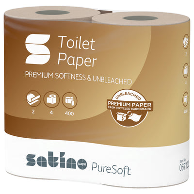 Satino -  Toiletpapier  mt1 puresoft 2laags 067130 | 10 stuks