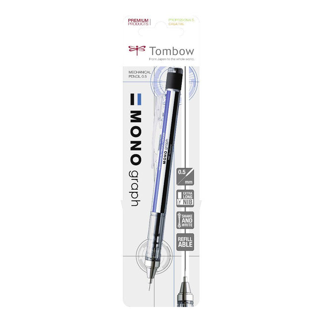 Tombow - Druckbleistift Monograph HB 0,5 mm | 6 Stück