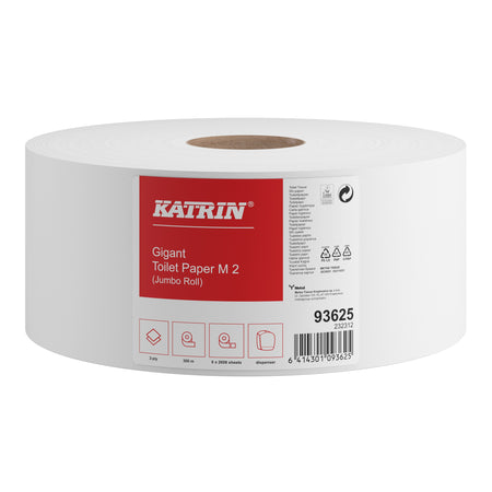Katrin -  Toiletpapier  gigant m 2laags 300m wit