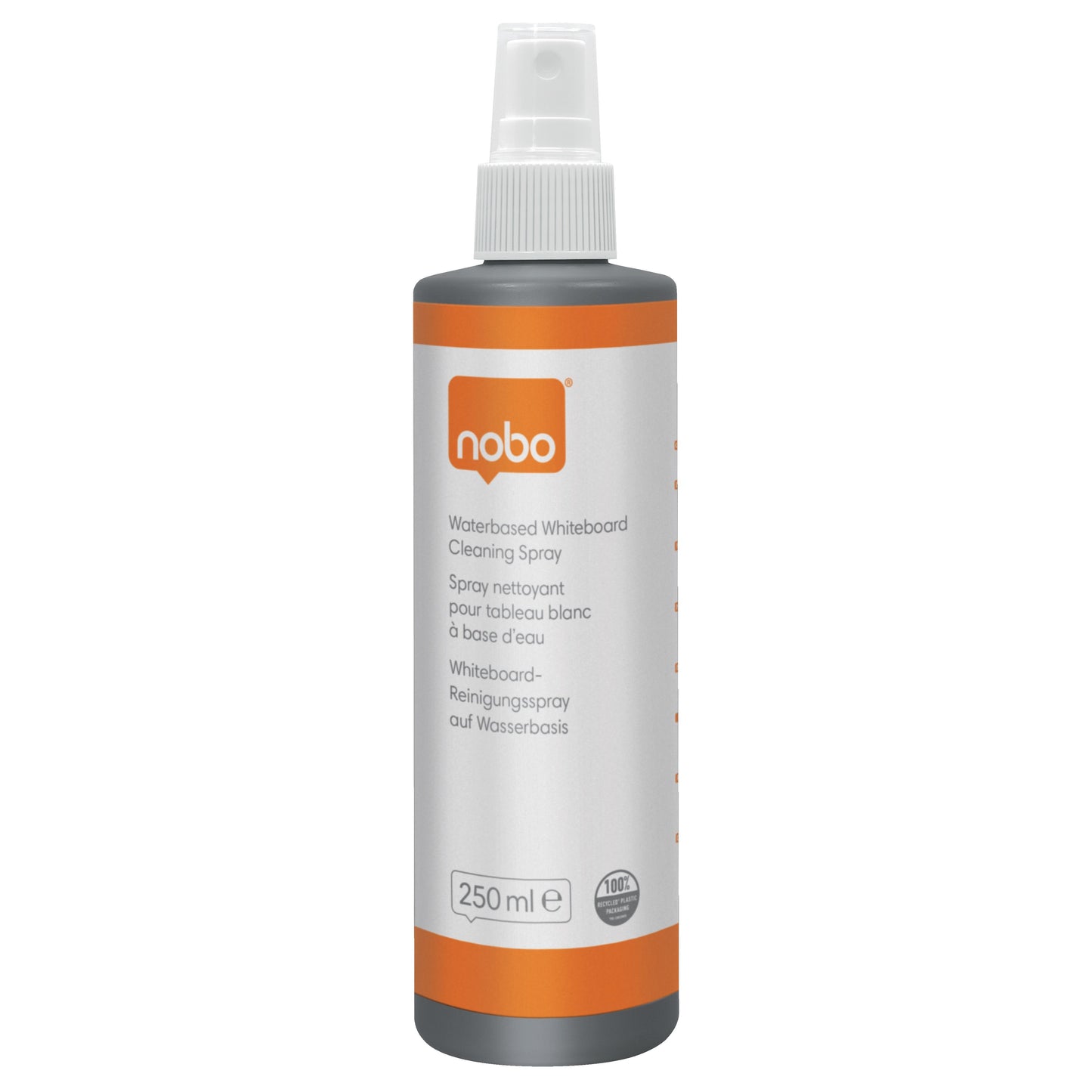 Nobo – Whiteboard-Reinigungsspray auf Wasserbasis, 250 ml
