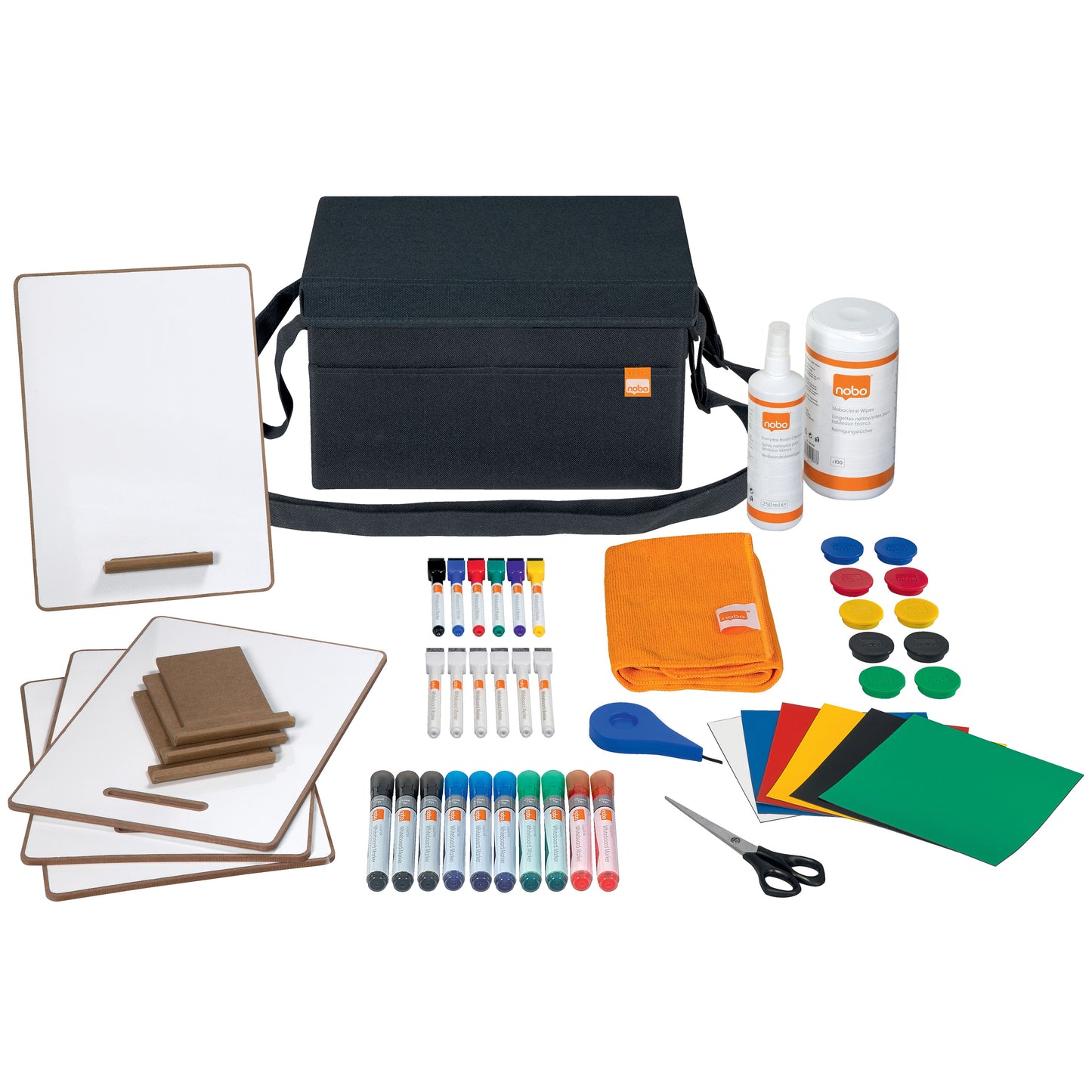 Nobo – Whiteboard-Zubehörset in Tragetasche