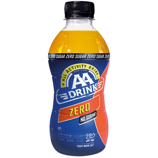 AA-Getränk – zuckerfreie PET-Flasche 330 ml