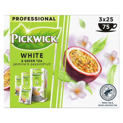 Pickwick -  Thee  white green jasmin passion 25x1.5gr | 3 stuks