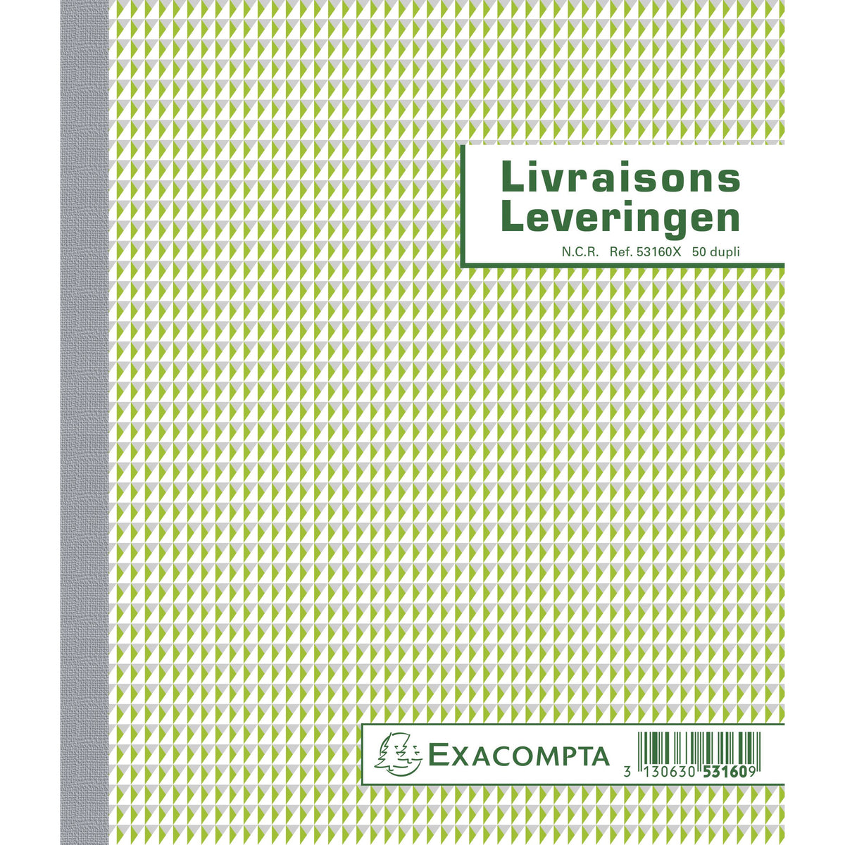 Exacompta - Kassenbuchlieferungen dupli 50 Blatt nl fr | 10 Stück
