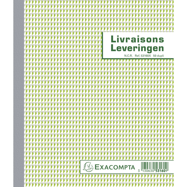 Exacompta - Kassenbuchlieferungen dupli 50 Blatt nl fr | 10 Stück