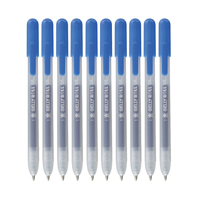 Sakura - Gel Writer Gelly Roll Classic 10 Stück blau | 6 Stück
