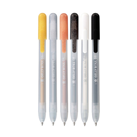 Sakura - Gelschreiber-Gelly-Rolle speziell 6 Farben | 6 Stück