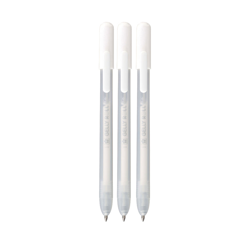 Sakura - Gel Writer Gelly Roll Classic 3 Stück weiß | 6 Stück