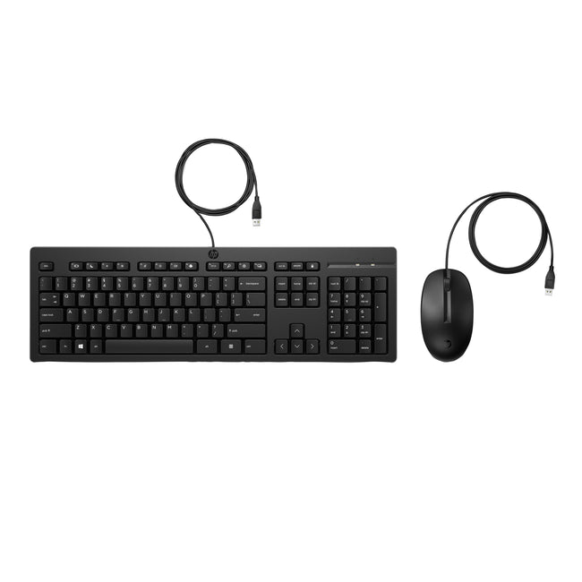 HP - Tastatur + Maus 225 kabelgebunden