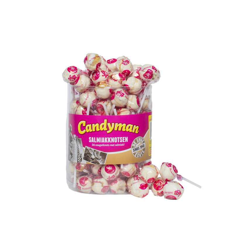Candyman - Lolly Salmiak Keulen 60 Stück