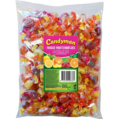 Candyman - Zuurtjes Frischobstbeutel 1 Kilogramm