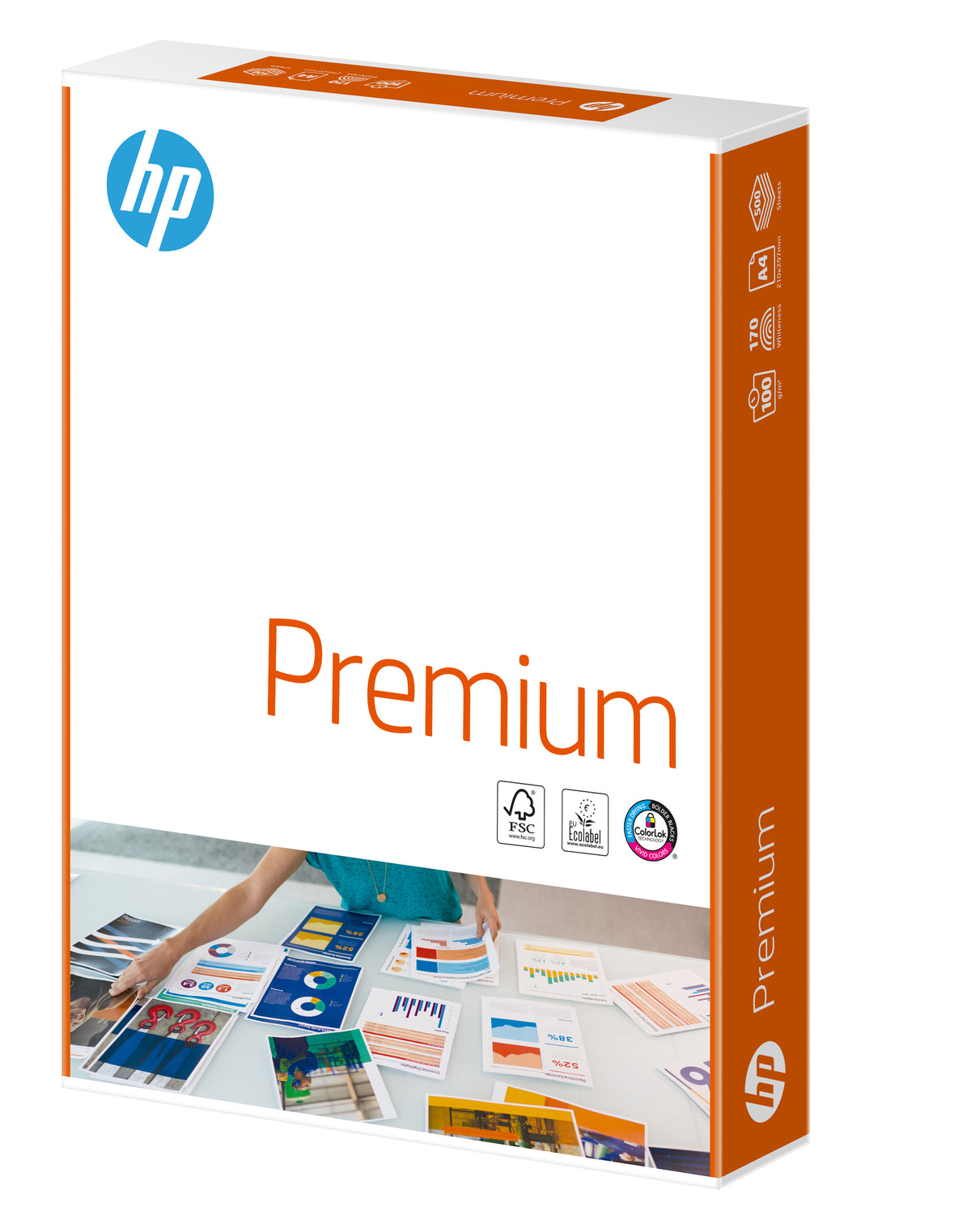 HP -  Kopieerpapier  premium a4 100gr wit | 4 stuks