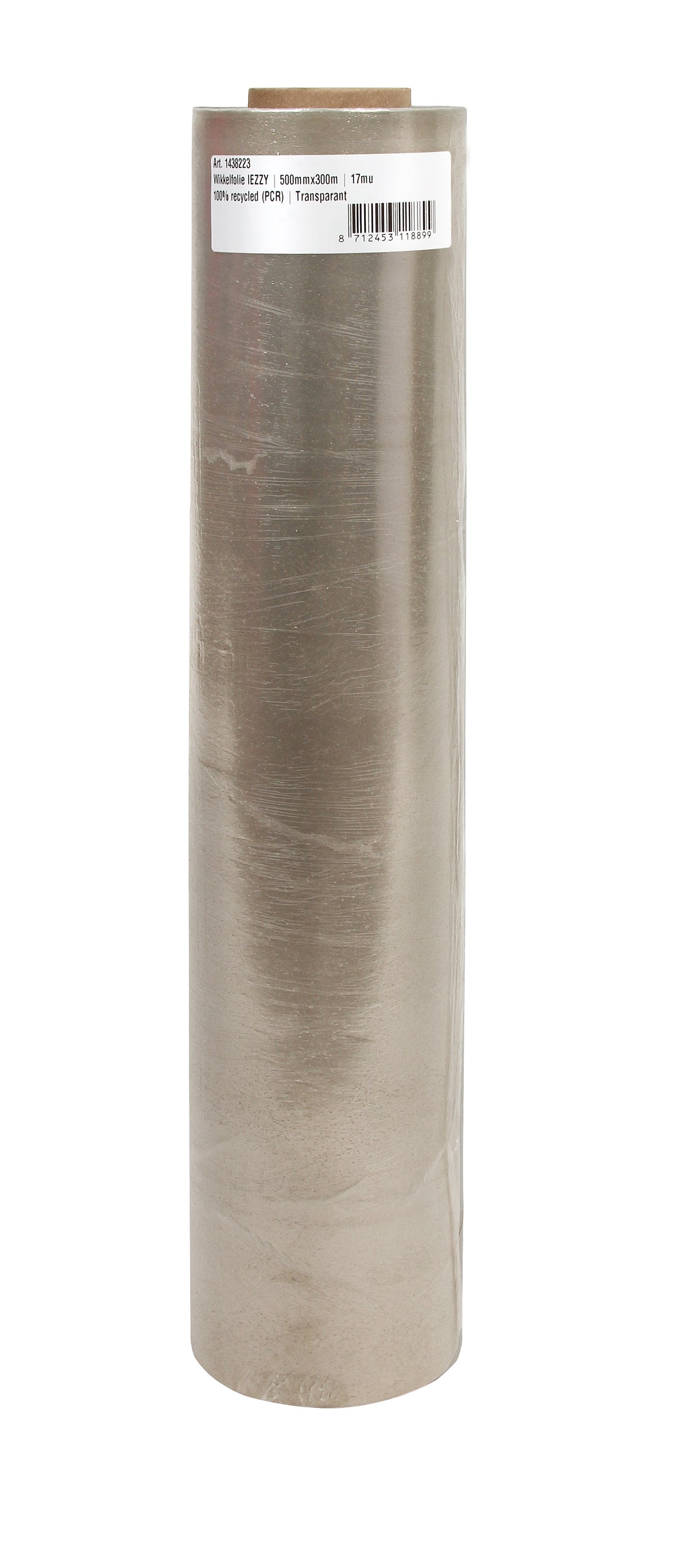 IEZZY - Verpackungsfolie 500mmx300m 17mu 100 recy trans. | 6 Stück